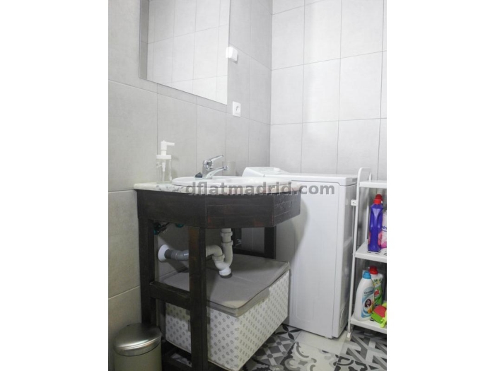 Apartamento Luminoso en Centro de 1 Dormitorio #1684 en Madrid