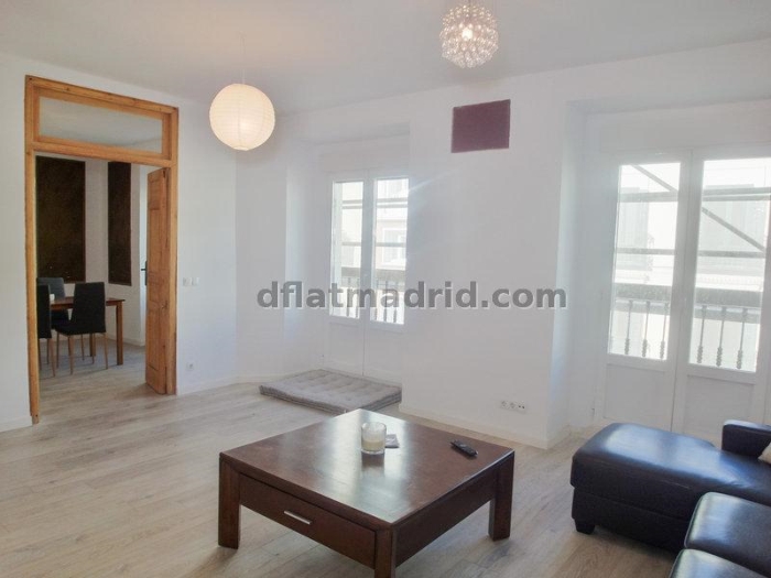 Apartamento Luminoso en Centro de 1 Dormitorio #1684 en Madrid