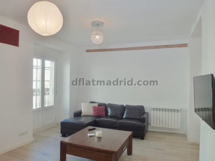 Apartamento Luminoso en Centro de 1 Dormitorio #1684 en Madrid