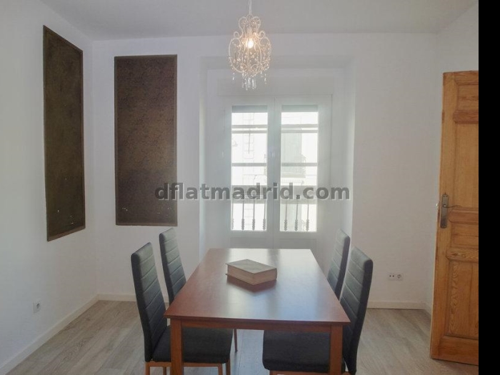 Apartamento Luminoso en Centro de 1 Dormitorio #1684 en Madrid