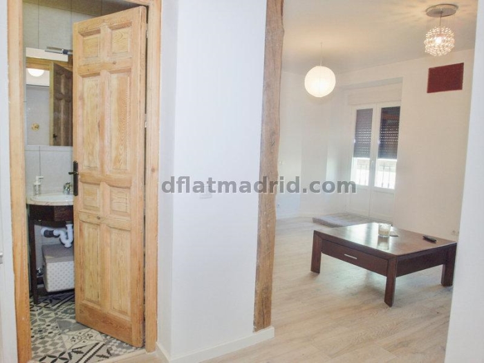 Apartamento Luminoso en Centro de 1 Dormitorio #1684 en Madrid