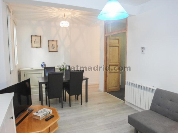 Apartamento Tranquilo en Centro de 1 Dormitorio #1685 en Madrid