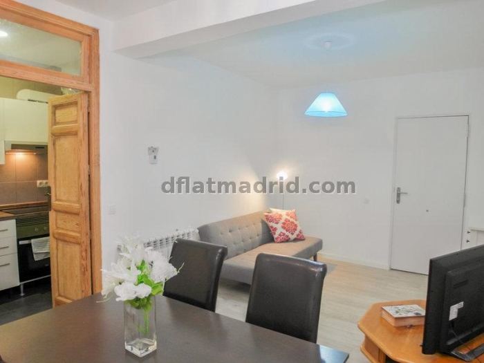 Apartamento Tranquilo en Centro de 1 Dormitorio #1685 en Madrid