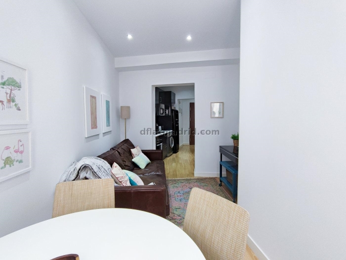 Apartamento Luminoso en Centro de 1 Dormitorio #1687 en Madrid