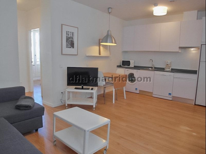 Apartamento Luminoso en Centro de 2 Dormitorios #1033 en Madrid