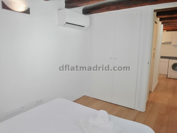 Atico Tranquilo en Centro de 1 Dormitorio #1034 en Madrid