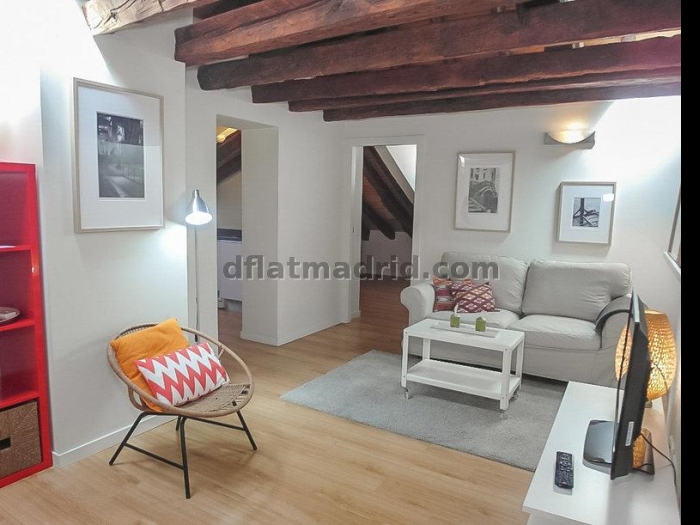 Bright Penthouse in Centro of 2 Bedrooms #1036 in Madrid