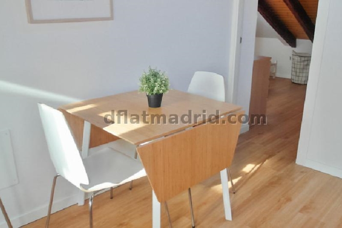 Bright Penthouse in Centro of 2 Bedrooms #1037 in Madrid