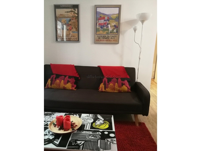 Apartamento Tranquilo en Centro de 1 Dormitorio #1090 en Madrid