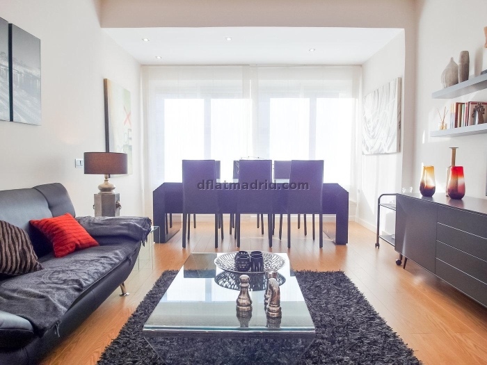 Apartamento Luminoso en Chamartin de 1 Dormitorio #518 en Madrid