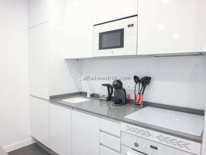 Apartamento Luminoso en Chamartin de 1 Dormitorio #1827 en Madrid