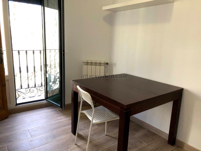 Apartamento Luminoso en Centro de 1 Dormitorio #1845 en Madrid