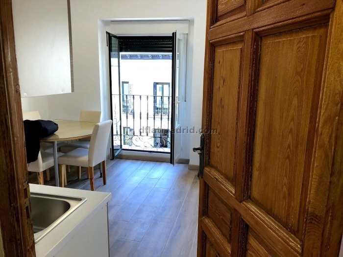 Apartamento Luminoso en Centro de 1 Dormitorio #1845 en Madrid