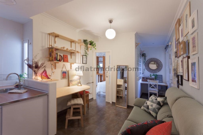 Quiet Apartment in Centro of 1 Bedroom #1849 in Madrid