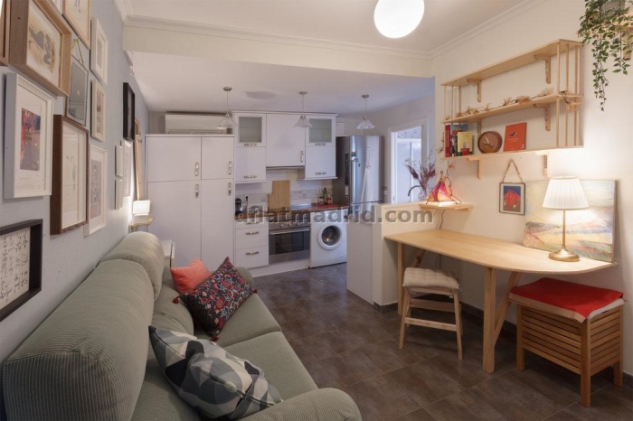 Apartamento Tranquilo en Centro de 1 Dormitorio #1849 en Madrid