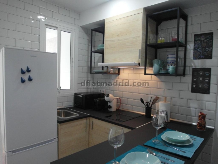 Apartamento Luminoso en Chamartin de 1 Dormitorio #1851 en Madrid