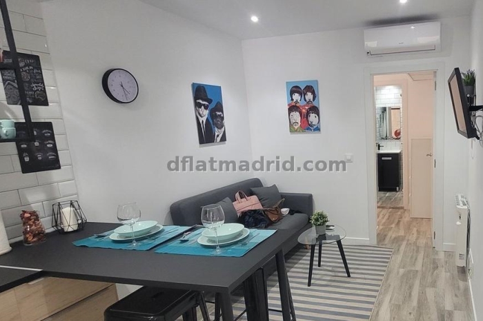 Apartamento Luminoso en Chamartin de 1 Dormitorio #1851 en Madrid