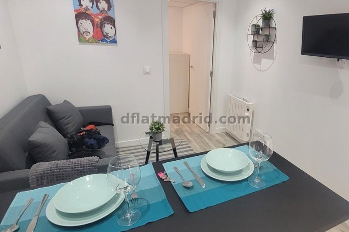 Apartamento Luminoso en Chamartin de 1 Dormitorio #1851 en Madrid