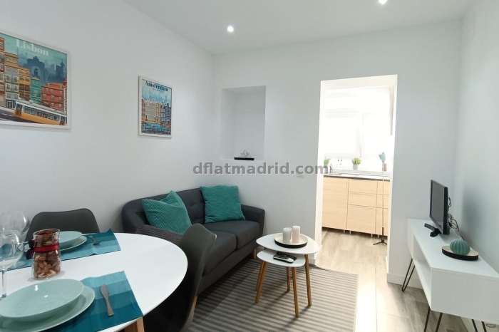 Apartamento Luminoso en Chamartin de 1 Dormitorio #1852 en Madrid