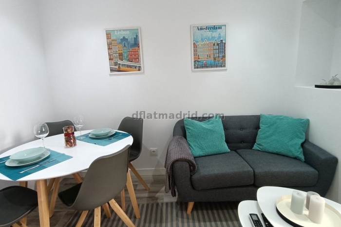 Apartamento Luminoso en Chamartin de 1 Dormitorio #1852 en Madrid