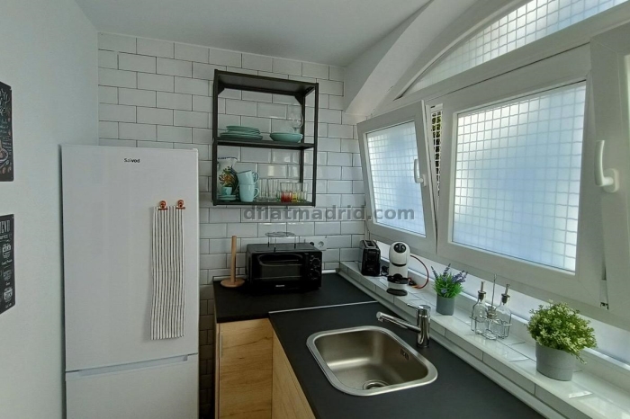 Apartamento Luminoso en Chamartin de 1 Dormitorio #1852 en Madrid