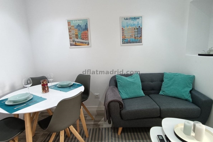 Apartamento Luminoso en Chamartin de 1 Dormitorio #1852 en Madrid