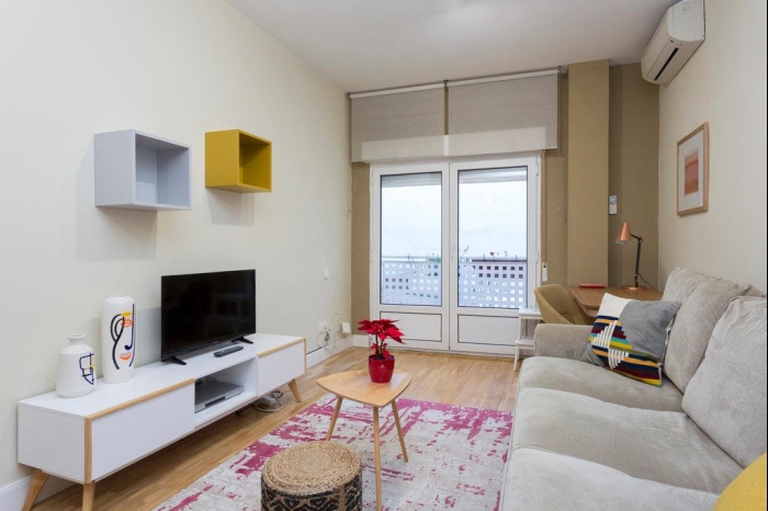 Apartamento en Centro de 1 Dormitorio #1860 en Madrid