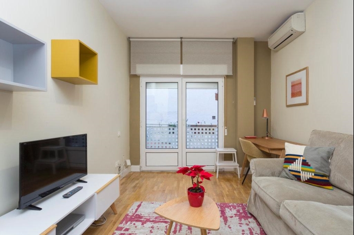 Apartamento en Centro de 1 Dormitorio #1860 en Madrid