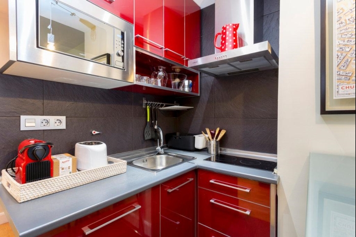 Apartamento en Centro de 1 Dormitorio #1860 en Madrid