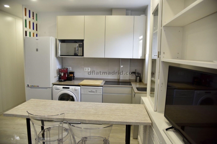 Apartamento Acogedor en Chamartin de 1 Dormitorio #1900 en Madrid