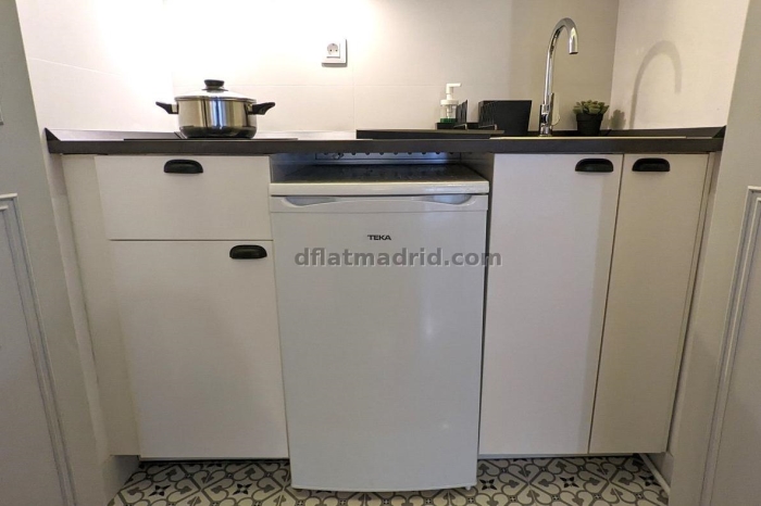 Apartamento en Centro de 1 Dormitorio con terraza #1901 en Madrid