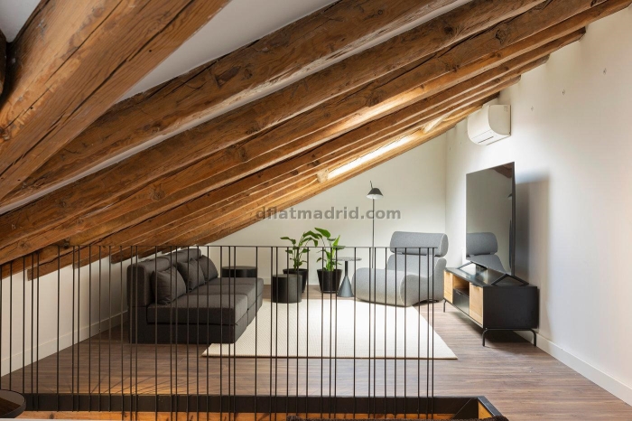 Spacious Penthouse in Centro of 2 Bedrooms #1906 in Madrid