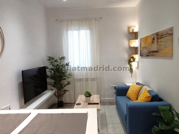 Apartamento Tranquilo en Tetuan de 1 Dormitorio #1916 en Madrid