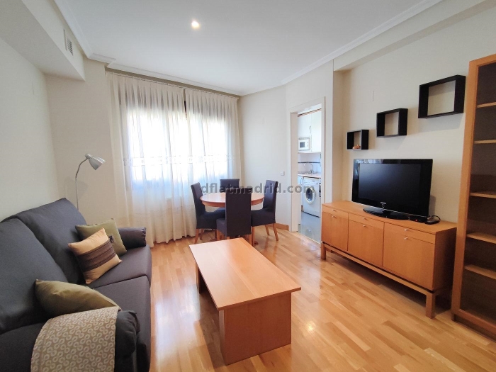 Bright Apartment in Arganzuela of 1 Bedroom #1976 in Madrid