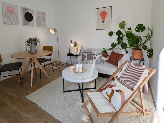 Apartamento luminoso en Centro de 1 Dormitorio #1988 en Madrid